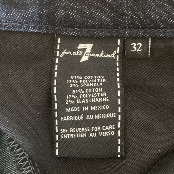 7 For All Mankind Slimmy Jeans Size 32 EUC - Picture 6 of 6